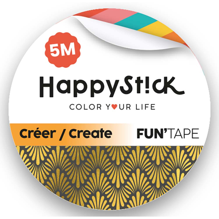 Masking tape style années 1920 15 mm x 5 m - Global Gift - Rougier et Plé