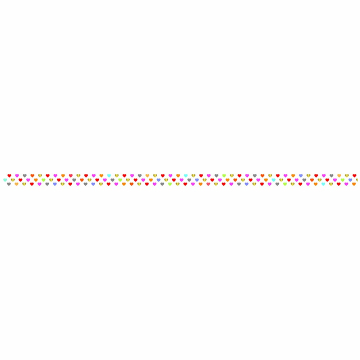 Masking tape semis de cœurs 15 mm x 5 m - Global Gift - Rougier et Plé