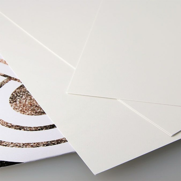 Papier dessin blanc à grain 224 g/m² Pochette de 12 feuilles - Rougier&Plé - Rougier et Plé