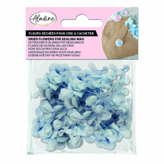 Fleurs séchées bleues pour cire à cacheter - Aladine - Rougier et Plé