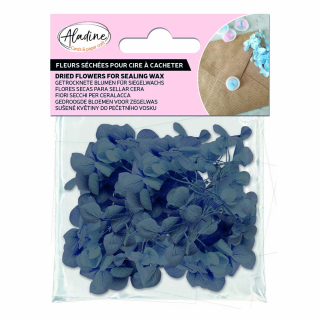 Fleurs séchées bleu nuit pour cire à cacheter - Aladine - Rougier et Plé