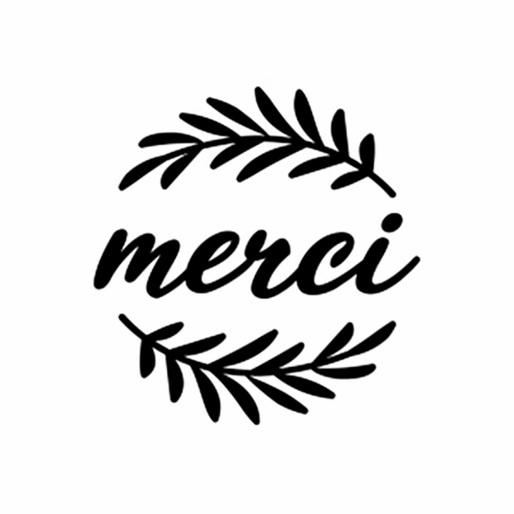 Sceau pour cachet de cire Merci Feuillage - Aladine - Rougier et Plé