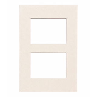 Passe-partout Crème 20 x 30 cm 2 Vues 9 x 13 cm - Rougier et Plé