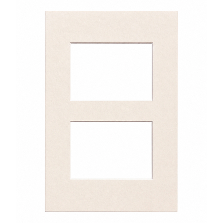 Passe-partout Crème 20 x 30 cm 2 Vues 9 x 13 cm - Rougier et Plé