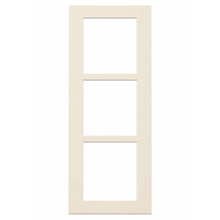 Passe-partout Crème 20 x 50 cm 3 Vues 14 x 14 cm - Rougier et Plé