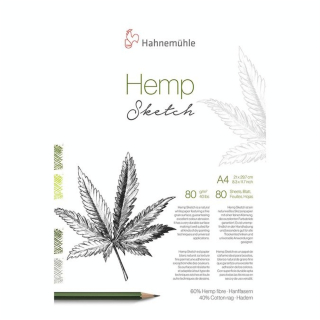 Bloc papier de chanvre Hemp Sketch 80 g/m² 80F - Hahnemühle - Rougier et Plé