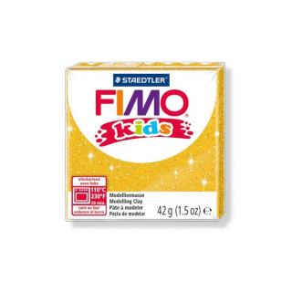 Pâte à modeler polymère Fimo Kids 42 g Pailletée - Fimo - Rougier et Plé