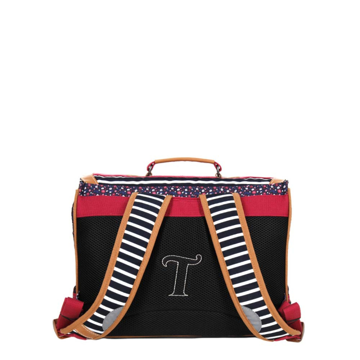 Cartable à roulettes bleu Ines 38 cm - Tann's - Rougier et Plé