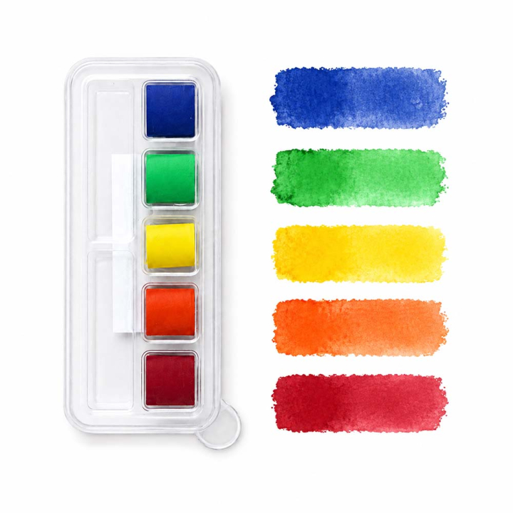 Mini palette aquarelle 4 couleurs - Rougier&Plé - Rougier et Plé