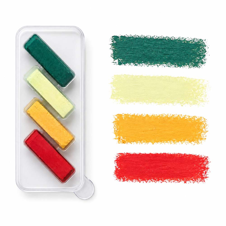 Mini palette de pastels 4 couleurs - Rougier&Plé - Rougier et Plé