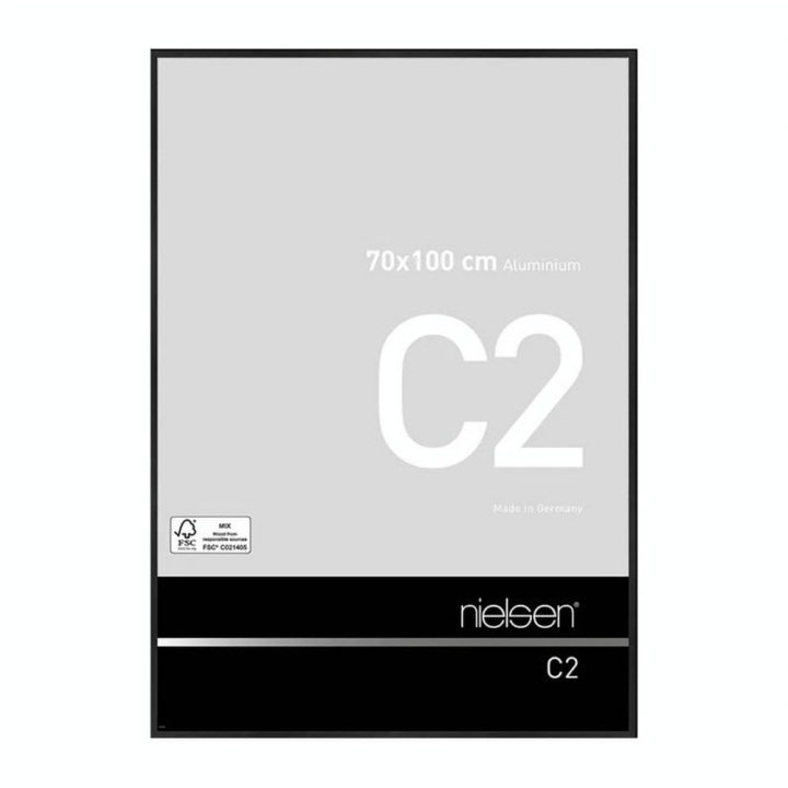 Cadre en aluminium C2 Noir Mat Brossé - Nielsen - Rougier et Plé
