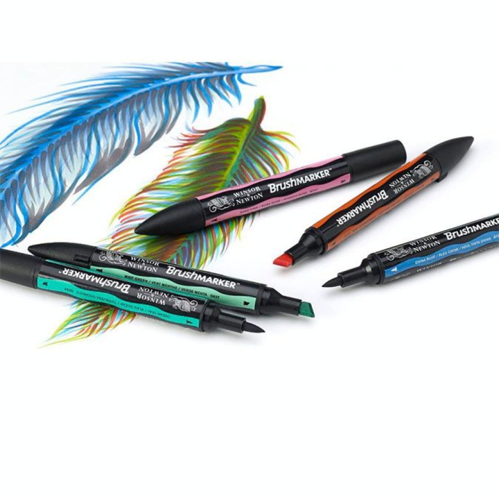 Feutre pinceau à alcool Brushmarker - Winsor & Newton - Rougier et Plé