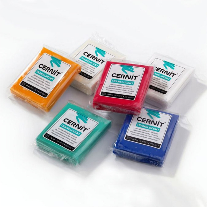 Pâte polymère Translucide 56g - Cernit - Rougier et Plé