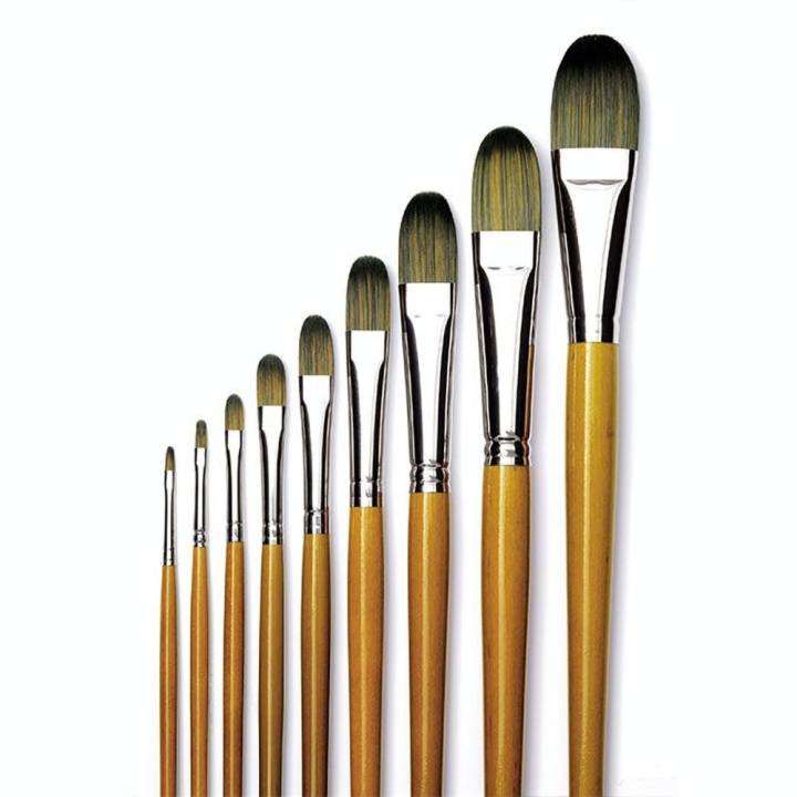 Brosse usée bombée Isacryl série 6572 - Isabey - Rougier et Plé