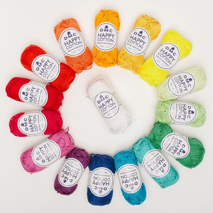 Fil crochet Happy Cotton spécial Amigurumi - DMC - Rougier et Plé
