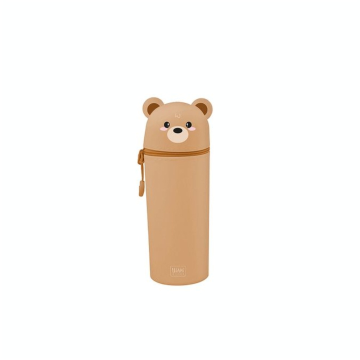 Trousse 2 en 1 Silicone Souple Kawaï Teddy Bear - Legami - Rougier et Plé