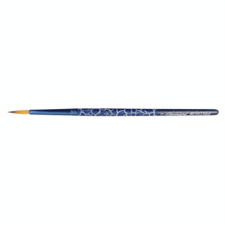Pinceau rond très court en fibres synthétiques Azur série 401 - Léonard - Rougier et Plé