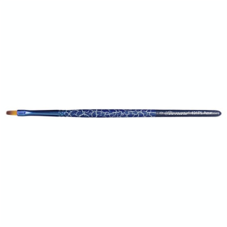 Pinceau plat très court en fibres synthétiques Azur série 401 - Léonard - Rougier et Plé