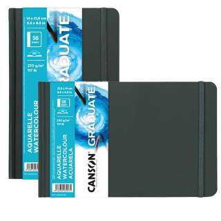 Carnet Graduate Aquarelle 250 g/m² - Canson - Rougier et Plé