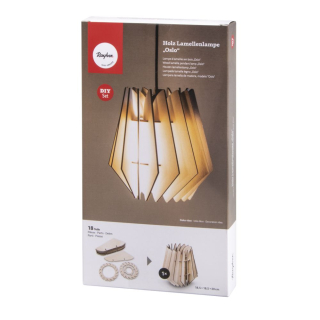 Lampe en bois à monter Oslo - Rayher - Rougier et Plé