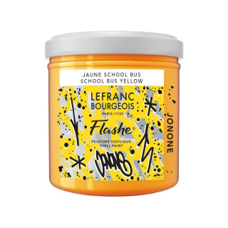 Peinture vinylique extra-fine Flashe Collector Jaune School Bus 125 ml - Lefranc Bourgeois - Rougier et Plé