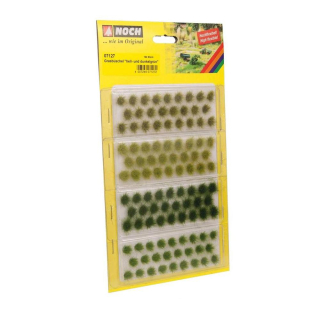 Touffe d'herbe Vert clair et foncé 6 mm 104 pcs - Noch - Rougier et Plé