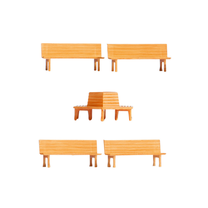 Banc H0 5 pcs - Noch - Rougier et Plé