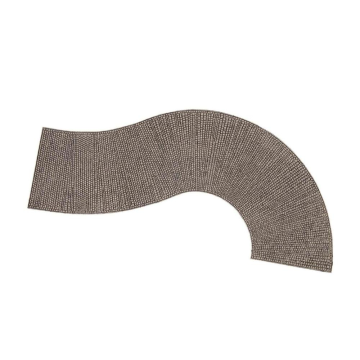 Virage route pavé inégal 7,5 x 32 cm - Noch - Rougier et Plé