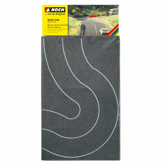 Route nationale Asphalte Virage 8 cm 2 pcs - Noch - Rougier et Plé