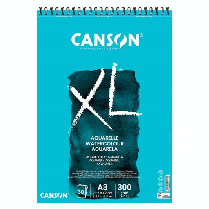 Bloc de papier XL aquarelle 300 g/m² - Canson - Rougier et Plé