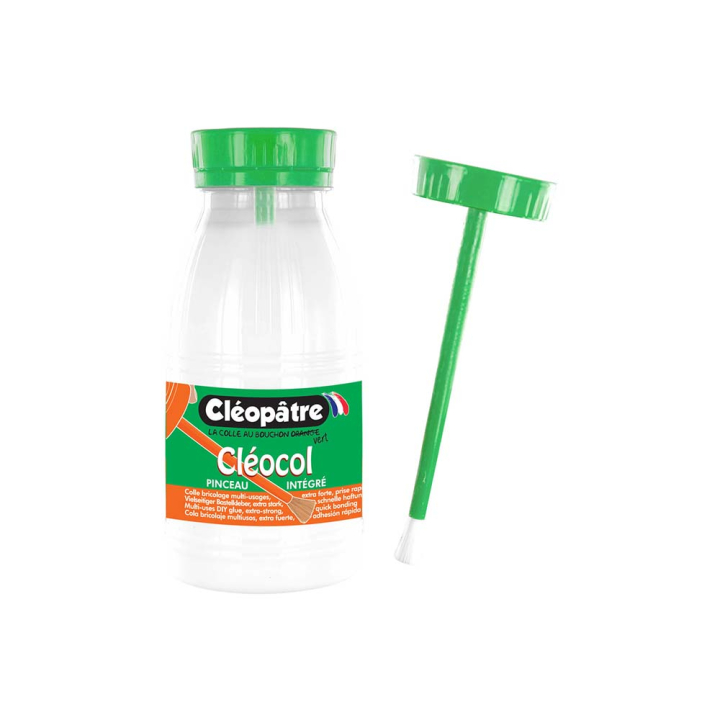 Colle Cléocol avec pinceau intégré 250 g - Cléopâtre - Rougier et Plé