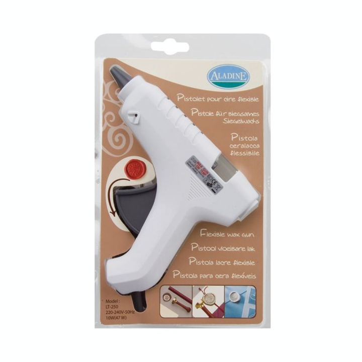 Pistolet à cacheter pour bâtons de cire rond 240v - Aladine - Rougier et Plé