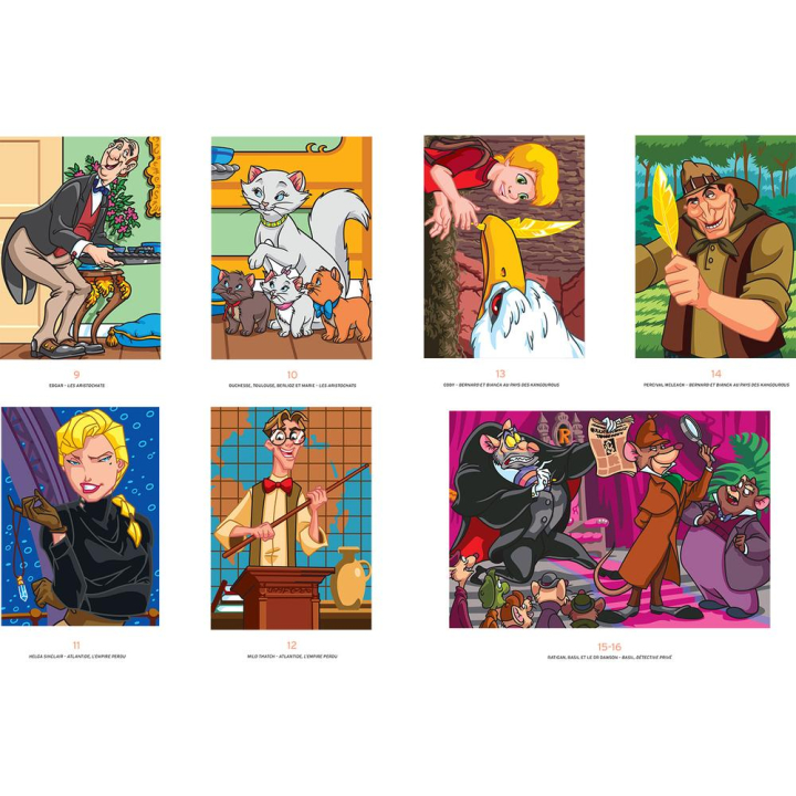 Coloriages mystères Disney Héros & méchants la battle - Hachette - Rougier et Plé