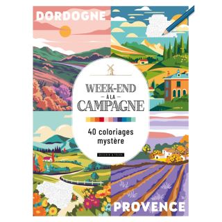 Week-end à la campagne 40 coloriages mystères - Dessain et Tolra - Rougier et Plé