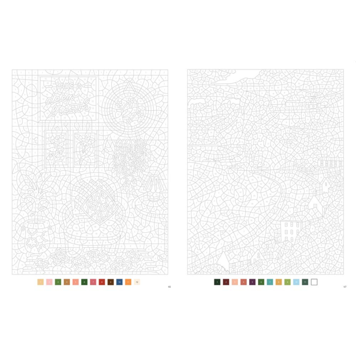Week-end à la campagne 40 coloriages mystères - Dessain et Tolra - Rougier et Plé