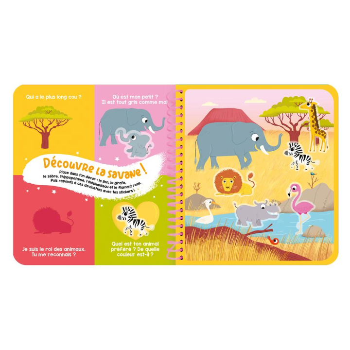 Mes stickers épais Animaux préférés - Deux Coqs d’or - Rougier et Plé