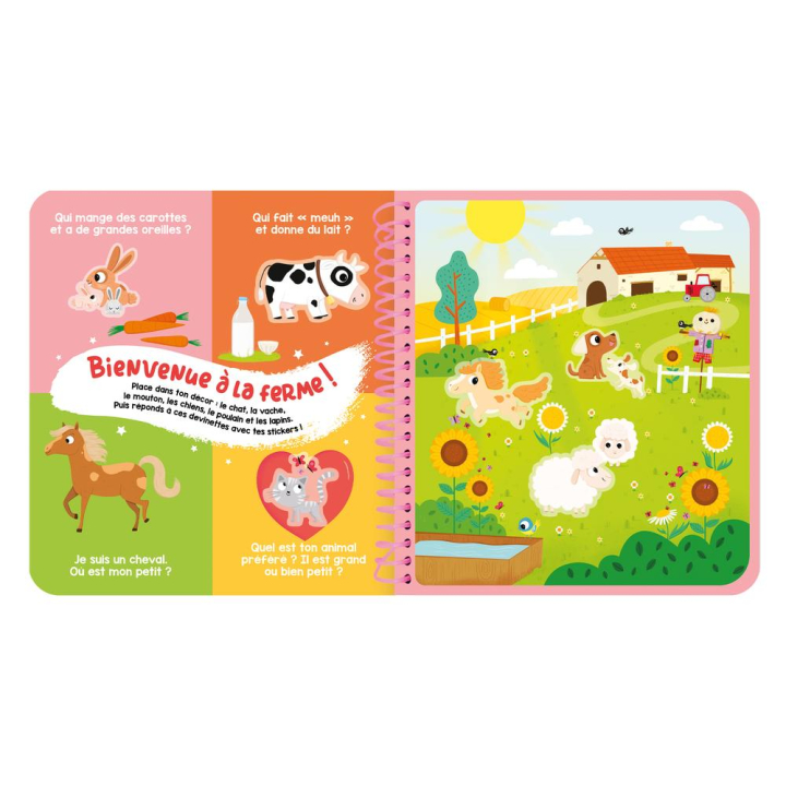 Mes stickers épais Animaux préférés - Deux Coqs d’or - Rougier et Plé