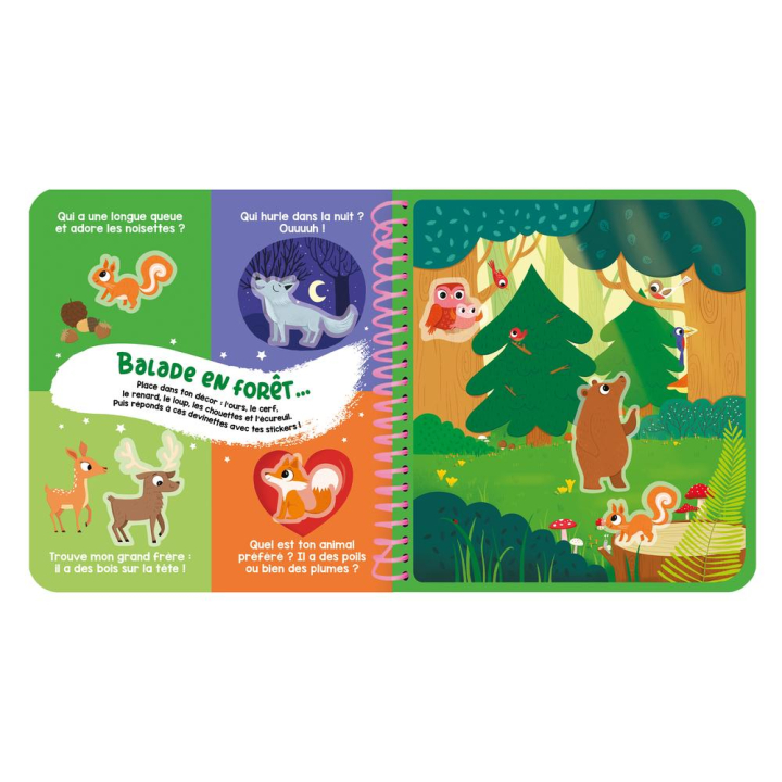 Mes stickers épais Animaux préférés - Deux Coqs d’or - Rougier et Plé