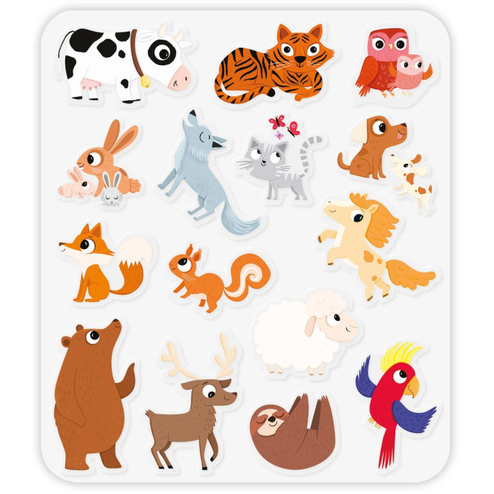 Mes stickers épais Animaux préférés - Deux Coqs d’or - Rougier et Plé