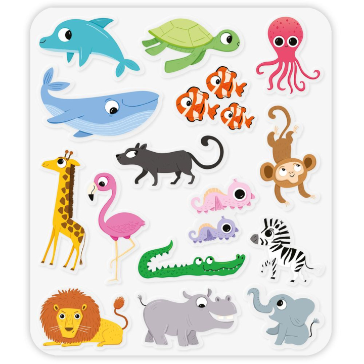 Mes stickers épais Animaux préférés - Deux Coqs d’or - Rougier et Plé