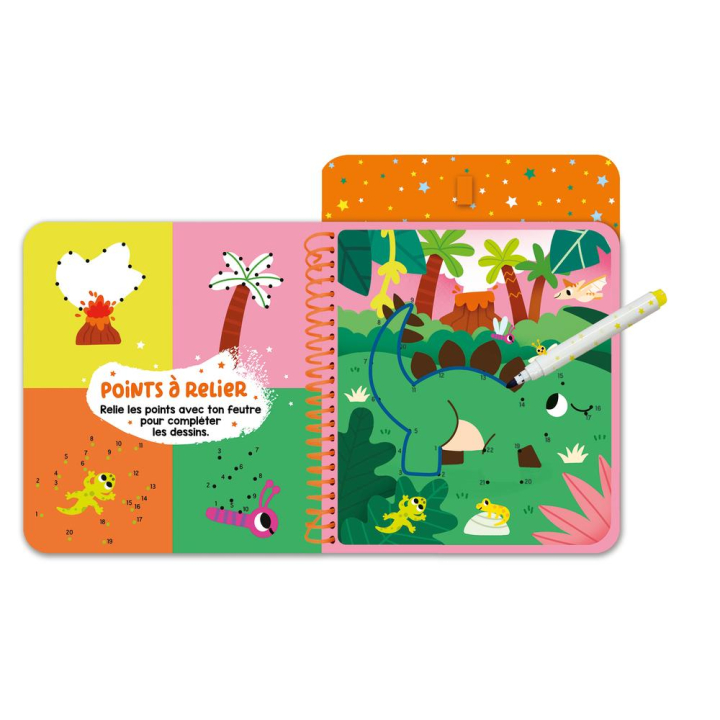 Mes jeux effaçables Les dinosaures - Deux Coqs d’or - Rougier et Plé