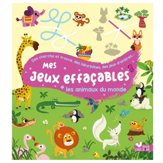 Mes jeux effaçables Les animaux du monde - Deux Coqs d’or - Rougier et Plé