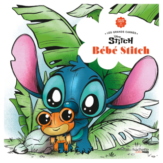 Album de coloriage Bébé Stitch - Hachette - Rougier et Plé