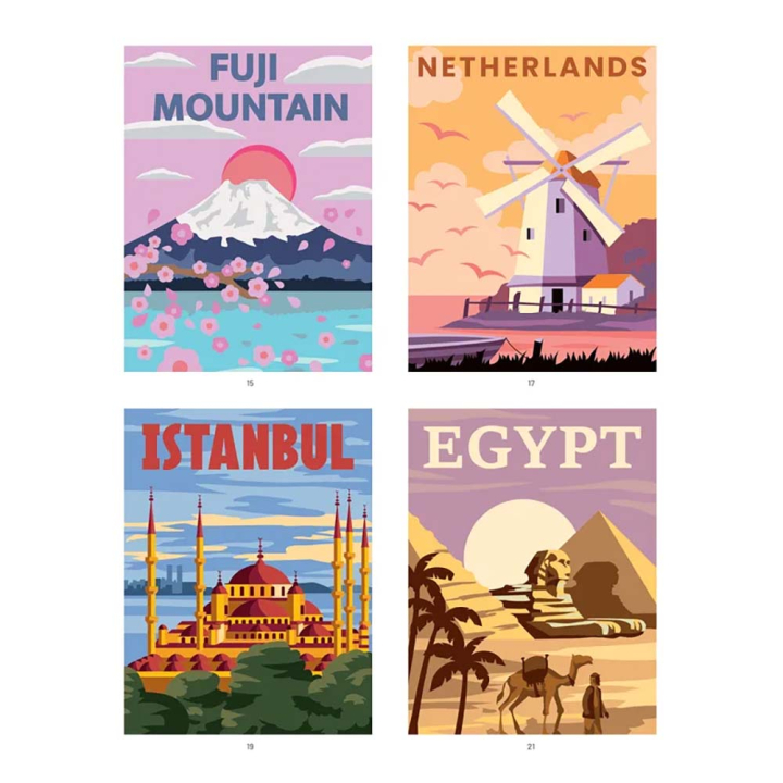 Tour du monde 40 coloriages mystères - Dessain et Tolra - Rougier et Plé