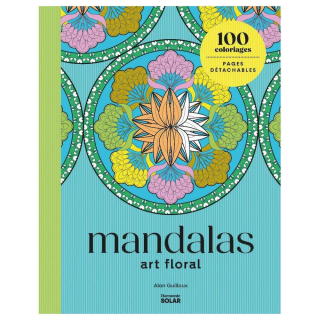 Livre de coloriage Mandalas Art Floral - Solar - Rougier et Plé