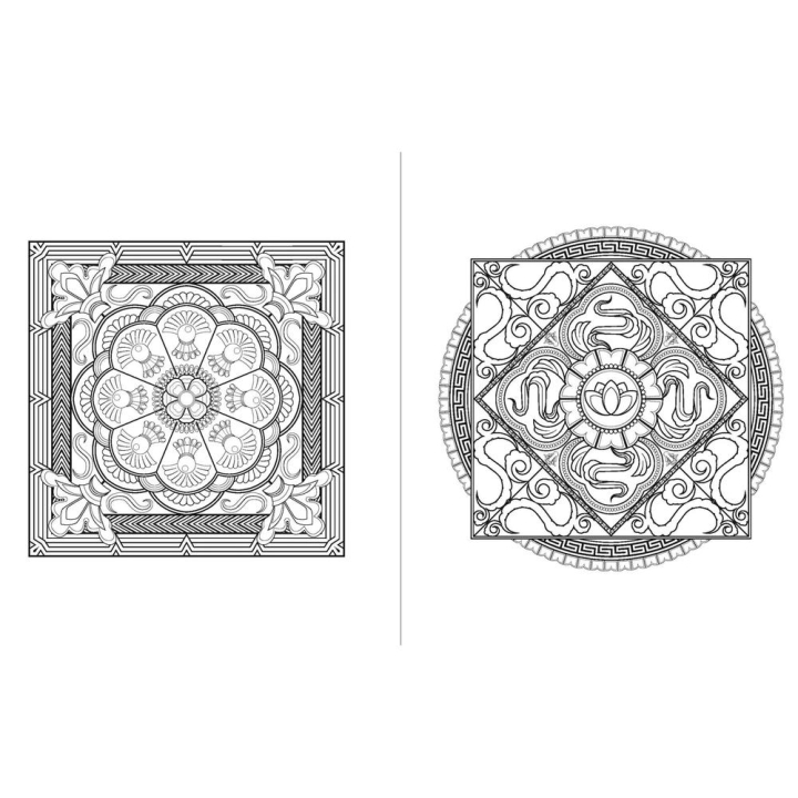 Livre de 100 coloriages Mandalas sérénité - Solar - Rougier et Plé