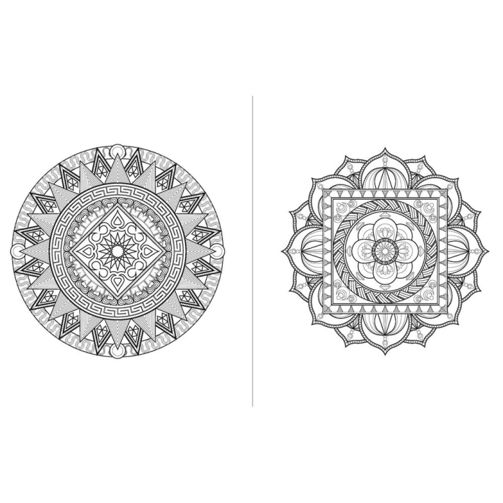 Livre de 100 coloriages Mandalas sérénité - Solar - Rougier et Plé