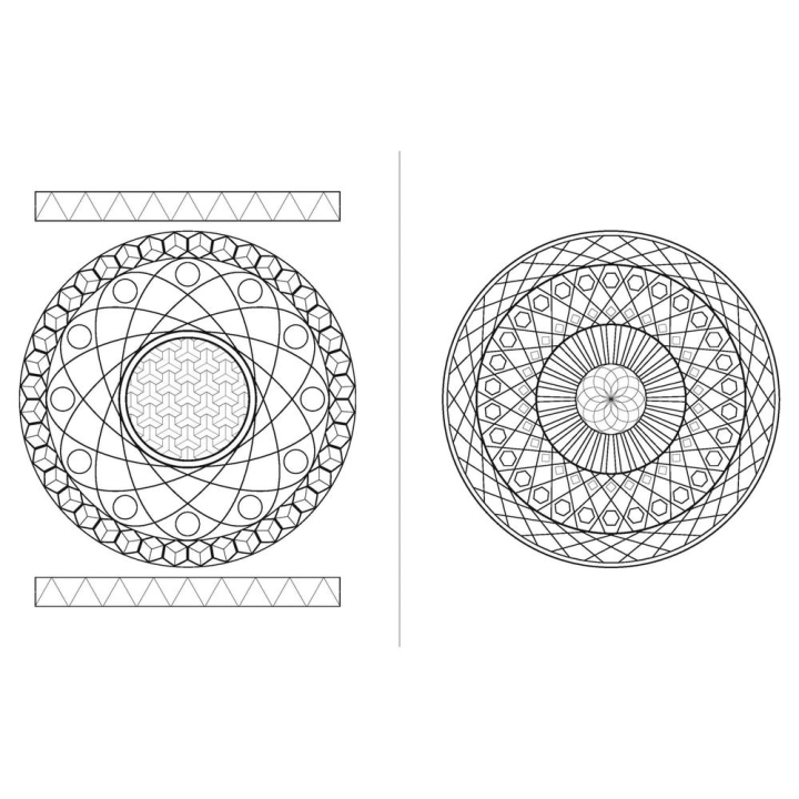Livre de 100 coloriages Mandalas équilibre - Solar - Rougier et Plé
