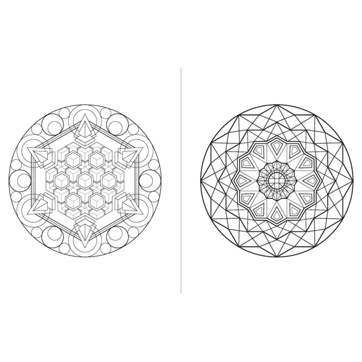 Livre de 100 coloriages Mandalas équilibre - Solar - Rougier et Plé