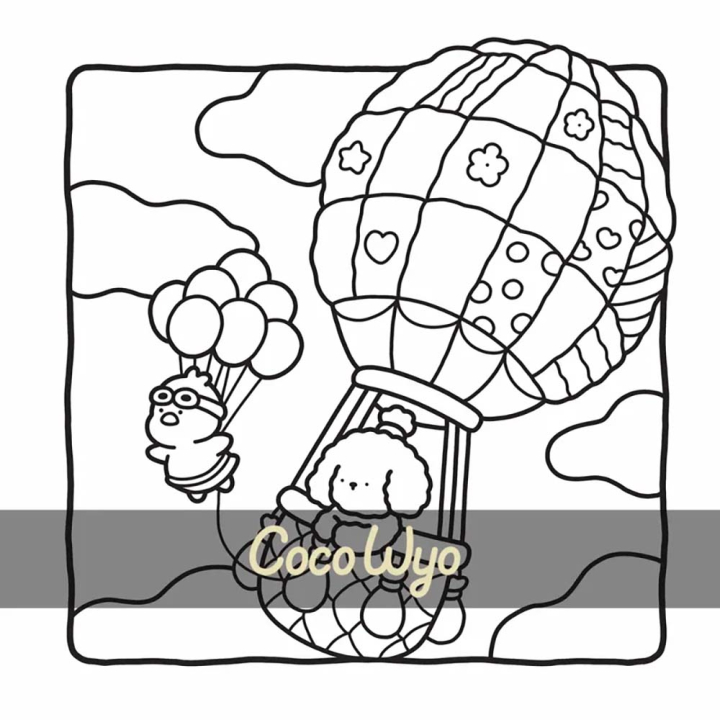 Coloriage Cosy colo Moments cosy entre amis - Dessain et Tolra - Rougier et Plé